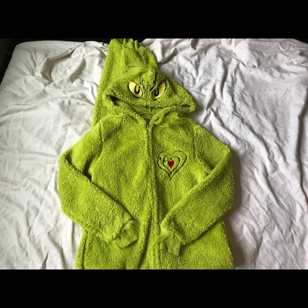 Grinch Pajama Onesie Medium